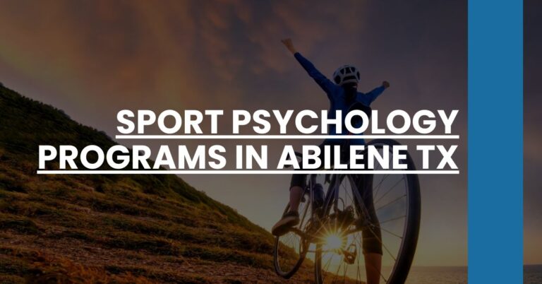 Sport Psychology Programs in Abilene TX Feature Image