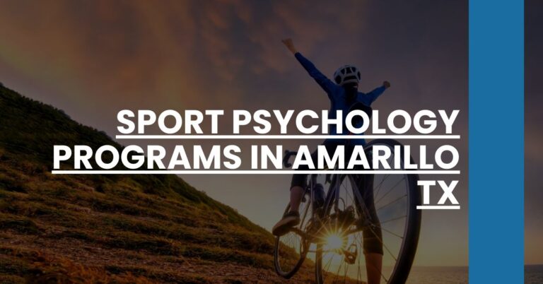 Sport Psychology Programs in Amarillo TX Feature Image