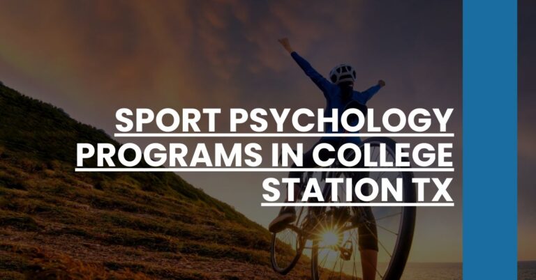 Sport Psychology Programs in College Station TX Feature Image