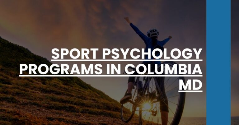 Sport Psychology Programs in Columbia MD Feature Image