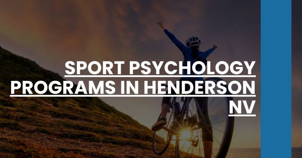 Sport Psychology Programs in Henderson NV