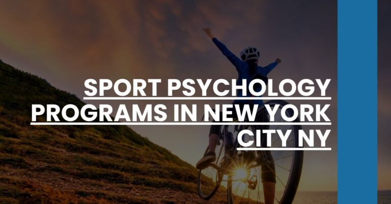 Sport Psychology Programs in New York City NY Feature Image