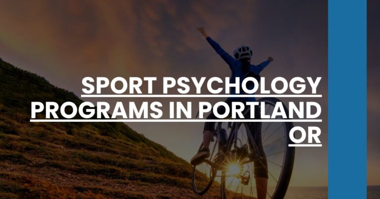 Sport Psychology Programs in Portland OR Feature Image