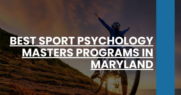 Best Sport Psychology Masters Programs In Maryland Feature Image