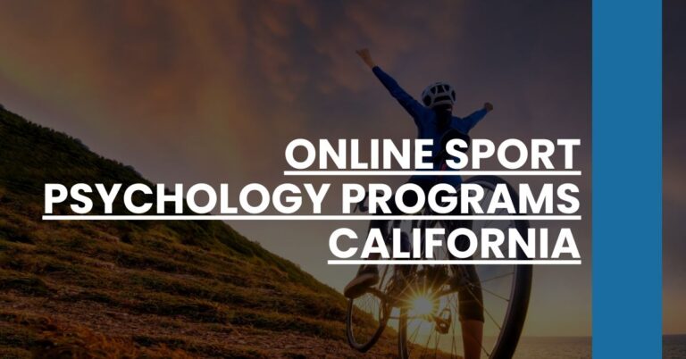 Online Sport Psychology Programs California Feature Image