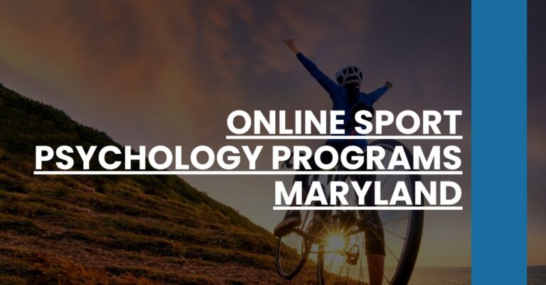 Online Sport Psychology Programs Maryland Feature Image