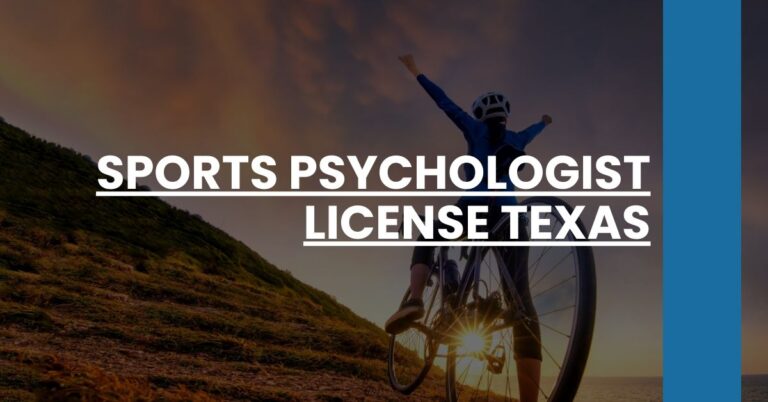 Sports Psychologist License Texas Feature Image